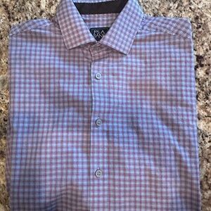 Jos. A. Bank Red and Blue Checkered Men's Shirt